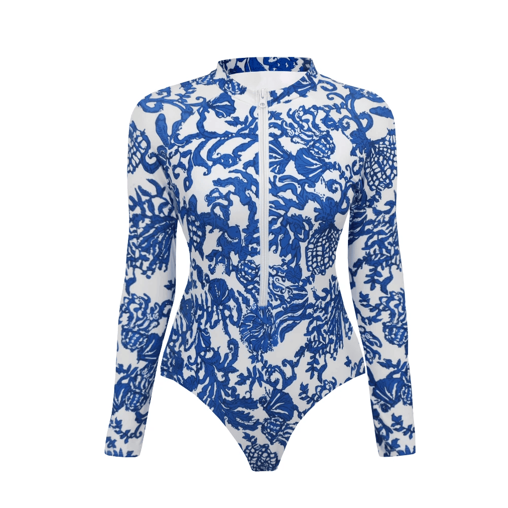Long Sleeves One Piece Swimsuit