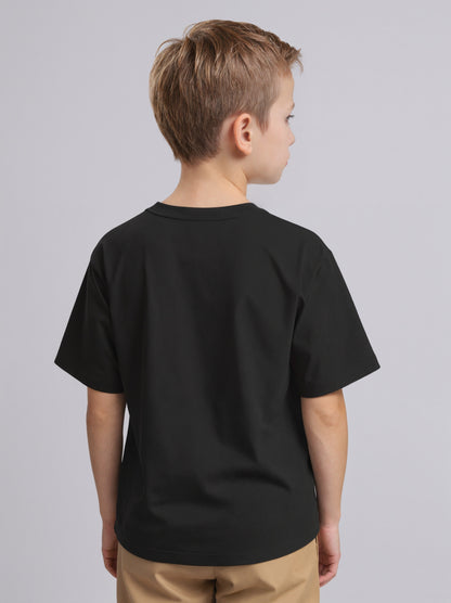 ' White 67 Number Print T-Shirt - Short Sleeve Round Neck Casual Summer Top with Black '67' Chest Number, Machine Washable Shirt, & Casual Attire - Age 4-12 Years (Regular Fit)