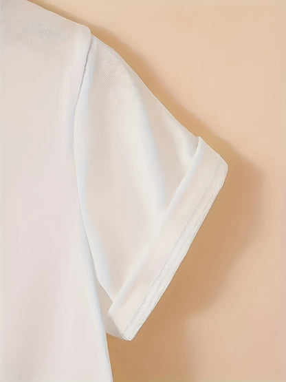 Boys & Girls Lemon Graphic T-Shirt - "I Love Lemons" Print, Soft Polyester Knit Fabric, Slight Stretch, Ribbed Detail, Regular Fit, Short Sleeve, Round Neck, Summer Casual Top for Kids 12+ Years, Fun & Comfortable Design, Cut