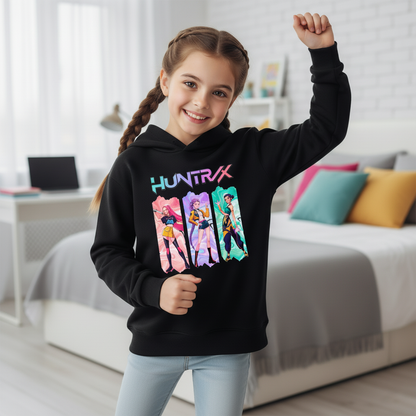 K-Pop Demon Hunter Hoodie - Long Sleeve Casual Sweatshirt - Children's