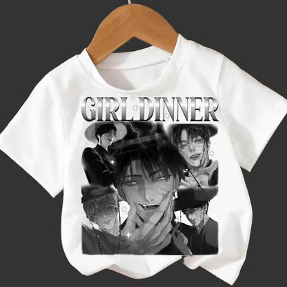 Kpop Demon Hunters Cartoon T-shirts Cotton