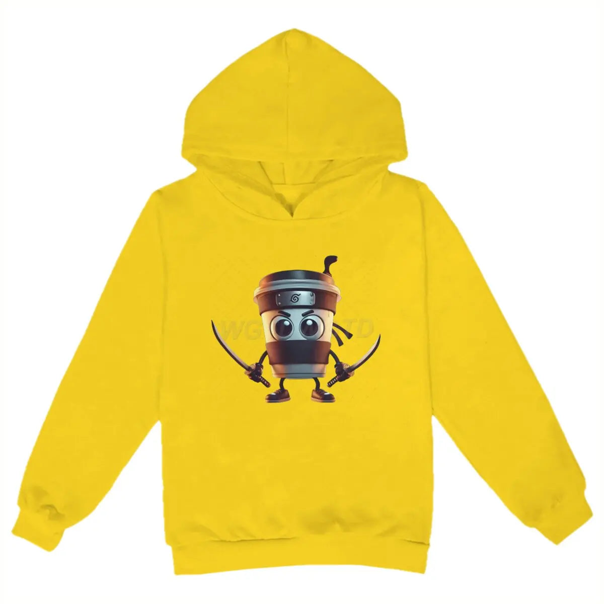 Kids Brainrot Meme Hooded Shirt Cappuccino Assassino Printed Trendy Shirt Funny Brain rot Baby Hoodies