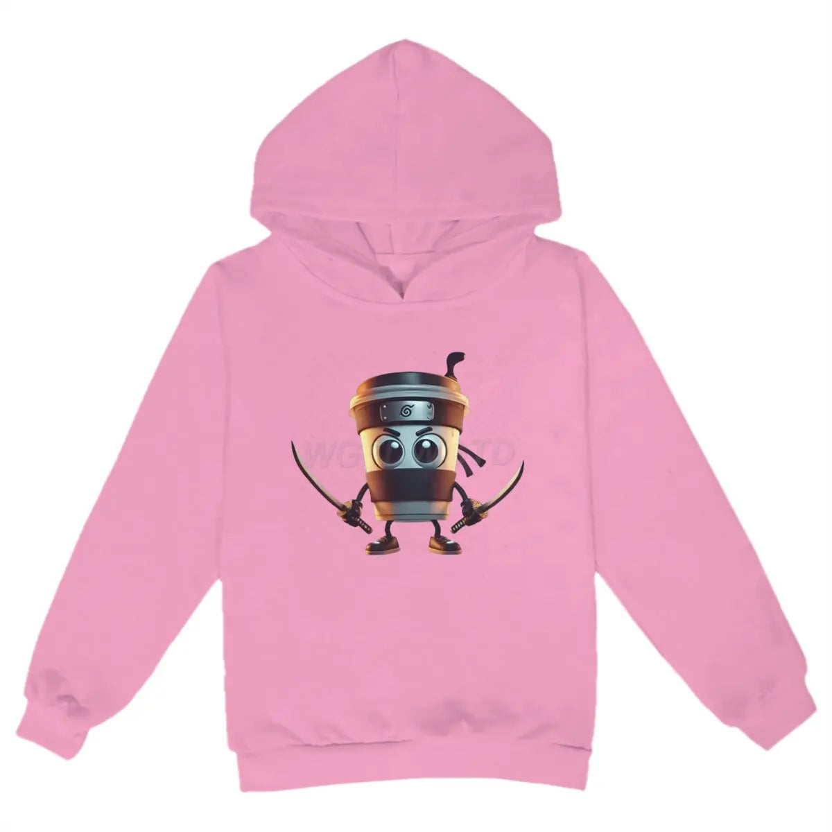 Kids Brainrot Meme Hooded Shirt Cappuccino Assassino Printed Trendy Shirt Funny Brain rot Baby Hoodies