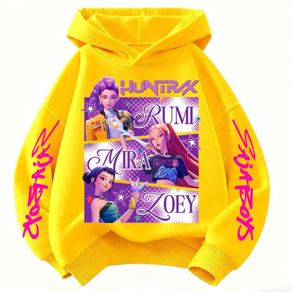 Girls KPop Demon Hunters Huntrix Hoodie