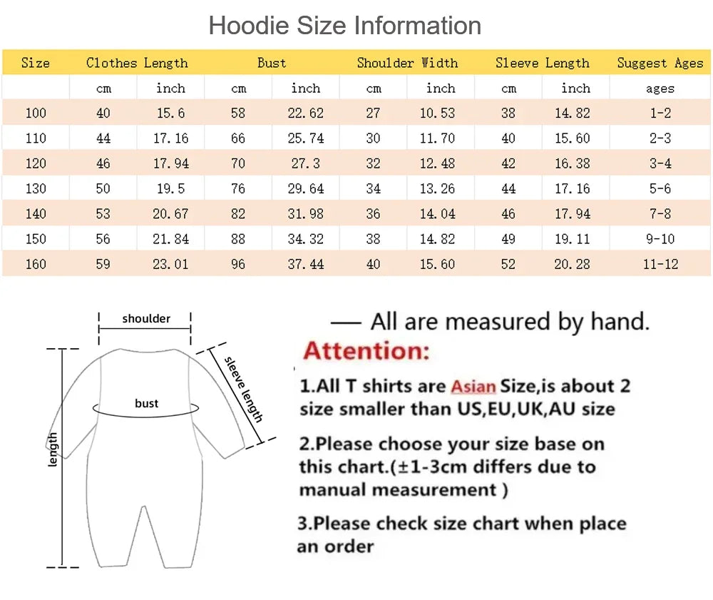 Autumn Winter Children Hoodies Kawaii Hi Teddy Bear Print Girls Boys Baby Clothes Casual Fashion Kids Sweatshirt Pullovers Tops