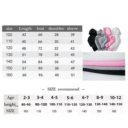 2024 Cartoon HANGYODON Kids' Cute Comfy Kawaii Hoodies with Anime Characters for Spring Fall Cheap Easy to Clean New Hoodie