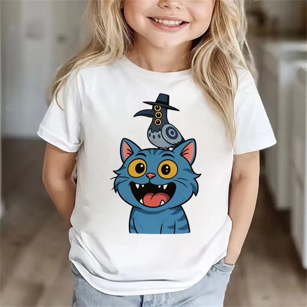 Children Clothes Girl Boy KPop Demon Hunters Soft Summer Tops 2025 Hot Movie Print Men Women T Shirts Print Kids T-shirt