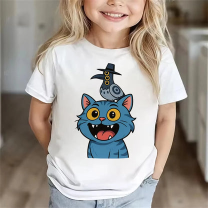 Children Clothes Girl Boy KPop Demon Hunters Soft Summer Tops 2025 Hot Movie Print Men Women T Shirts Print Kids T-shirt