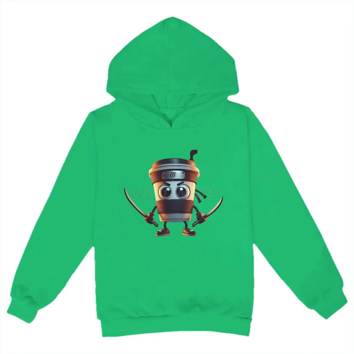 Kids Brainrot Meme Hooded Shirt Cappuccino Assassino Printed Trendy Shirt Funny Brain rot Baby Hoodies