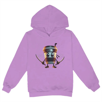 Kids Brainrot Meme Hooded Shirt Cappuccino Assassino Printed Trendy Shirt Funny Brain rot Baby Hoodies