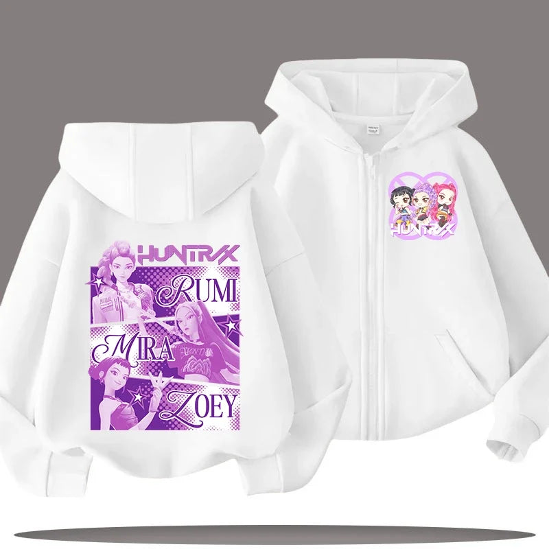 Kpop Demon Hunters Zip Up Hoodie