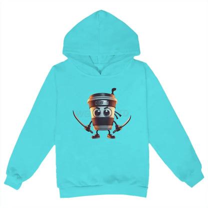 Kids Brainrot Meme Hooded Shirt Cappuccino Assassino Printed Trendy Shirt Funny Brain rot Baby Hoodies