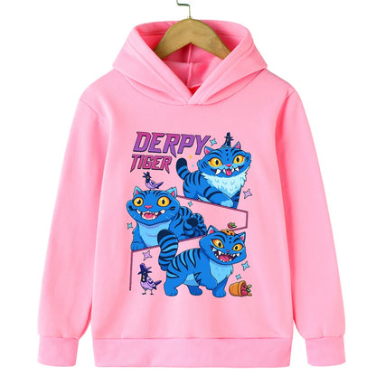 Children's  sweatshirt Korean Wave Demon Hunter Print Fashion Casual 2025 Movie Round Neck  Girl Casual Clothing