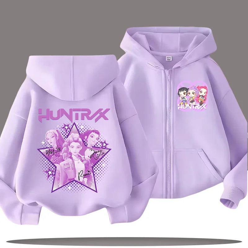 Zip Up Hoodie Kpop Demon Hunters