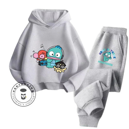 2024 Cartoon HANGYODON Kids' Cute Comfy Kawaii Hoodies with Anime Characters for Spring Fall Cheap Easy to Clean New Hoodie