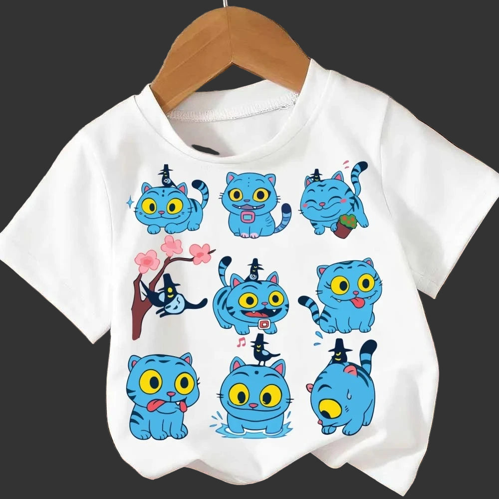 Kpop Demon Hunters Cartoon T-shirts Cotton