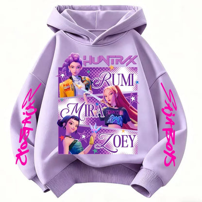 Girls KPop Demon Hunters Huntrix Hoodie