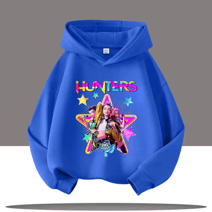 Fashion 2025 Movie Hoody for Adult Kids Mother-to-be Top KPop Demon Hunters Hoodies for Kid's Autumn Winter New Cotton Hoodie