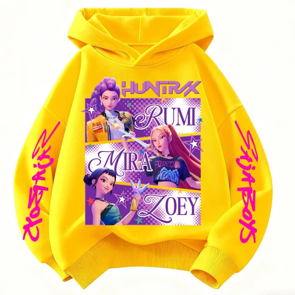 Girls KPop Demon Hunters Huntrix Hoodie