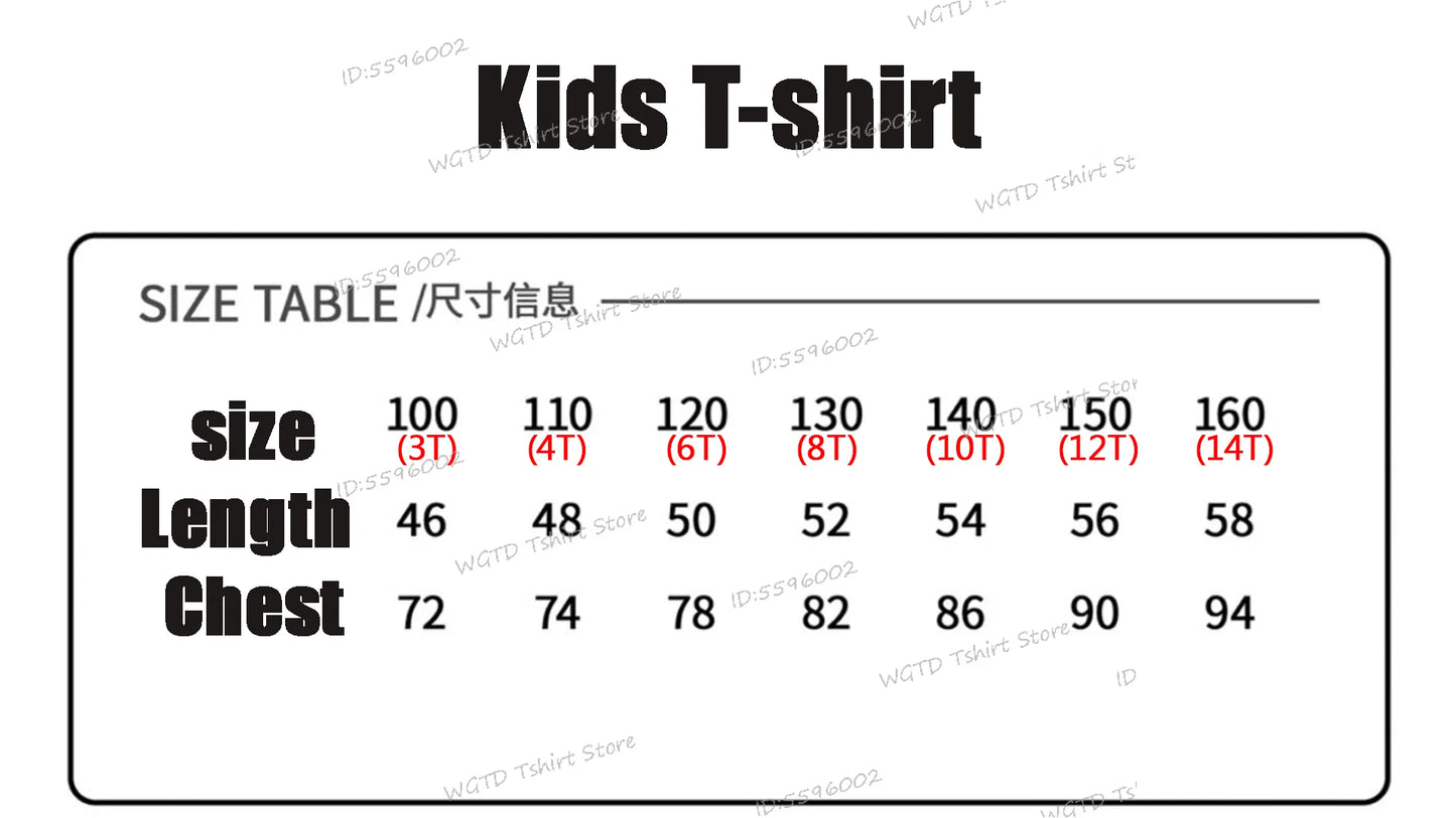Kids T-shirt Hot Movie Print Print Fashion Casual Tops 2025 Movie Crew Neck Cartoon Girls Boys Tee Casual Baby Girl Clothes