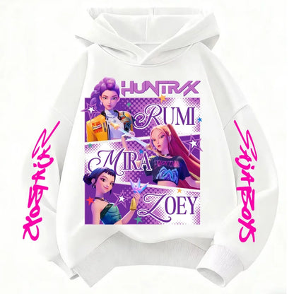 Girls KPop Demon Hunters Huntrix Hoodie
