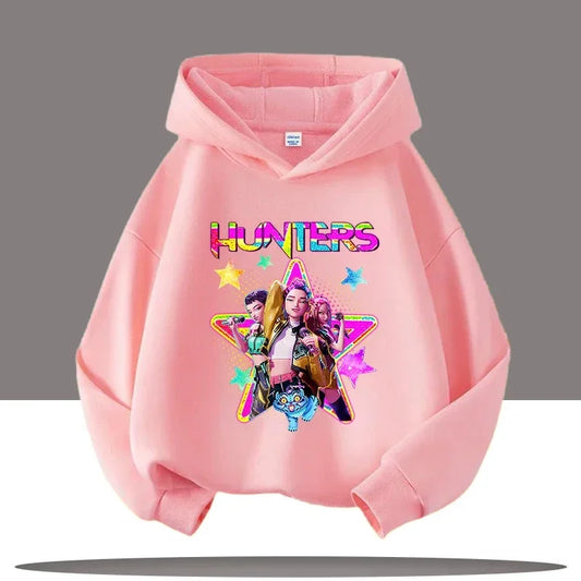 Fashion 2025 Movie Hoody for Adult Kids Mother-to-be Top KPop Demon Hunters Hoodies for Kid's Autumn Winter New Cotton Hoodie