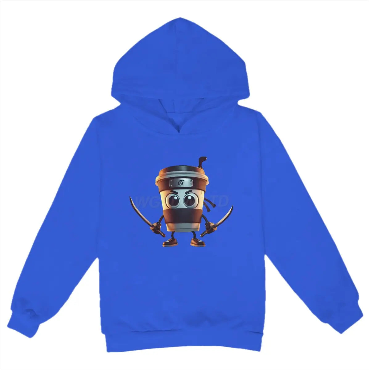 Kids Brainrot Meme Hooded Shirt Cappuccino Assassino Printed Trendy Shirt Funny Brain rot Baby Hoodies