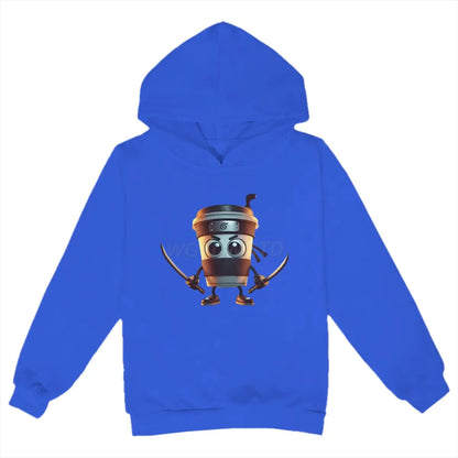 Kids Brainrot Meme Hooded Shirt Cappuccino Assassino Printed Trendy Shirt Funny Brain rot Baby Hoodies