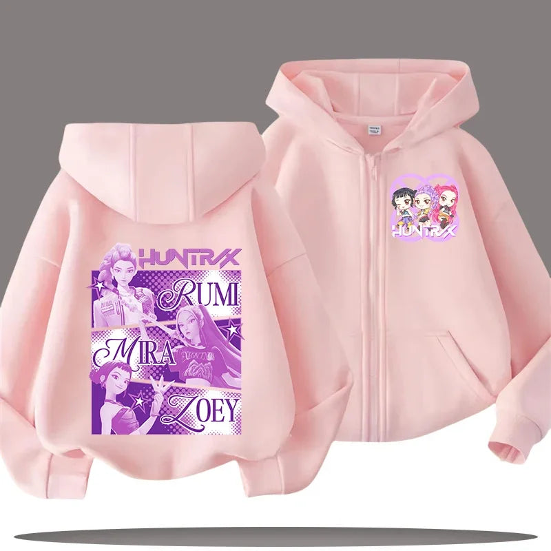 Kpop Demon Hunters Zip Up Hoodie