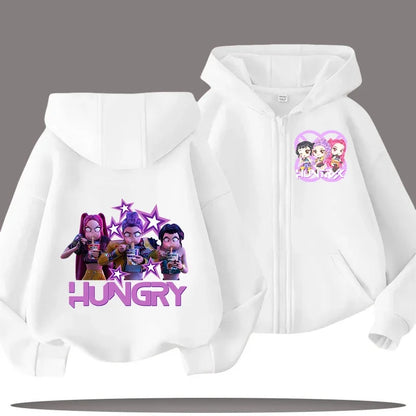 Zip Up Kpop Demon Hunters Hoodie