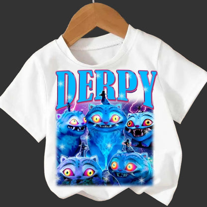 Kpop Demon Hunters Cartoon T-shirts Cotton