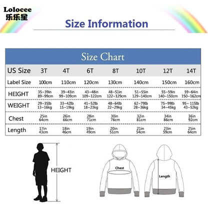 Kids Cartoon Hoodies Beauty Flower Unicorn Hoodey Sweatshirt Girls Fashion Harajuku Thin Basic Coat