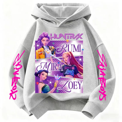 Girls KPop Demon Hunters Huntrix Hoodie