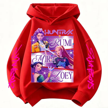 Girls KPop Demon Hunters Huntrix Hoodie