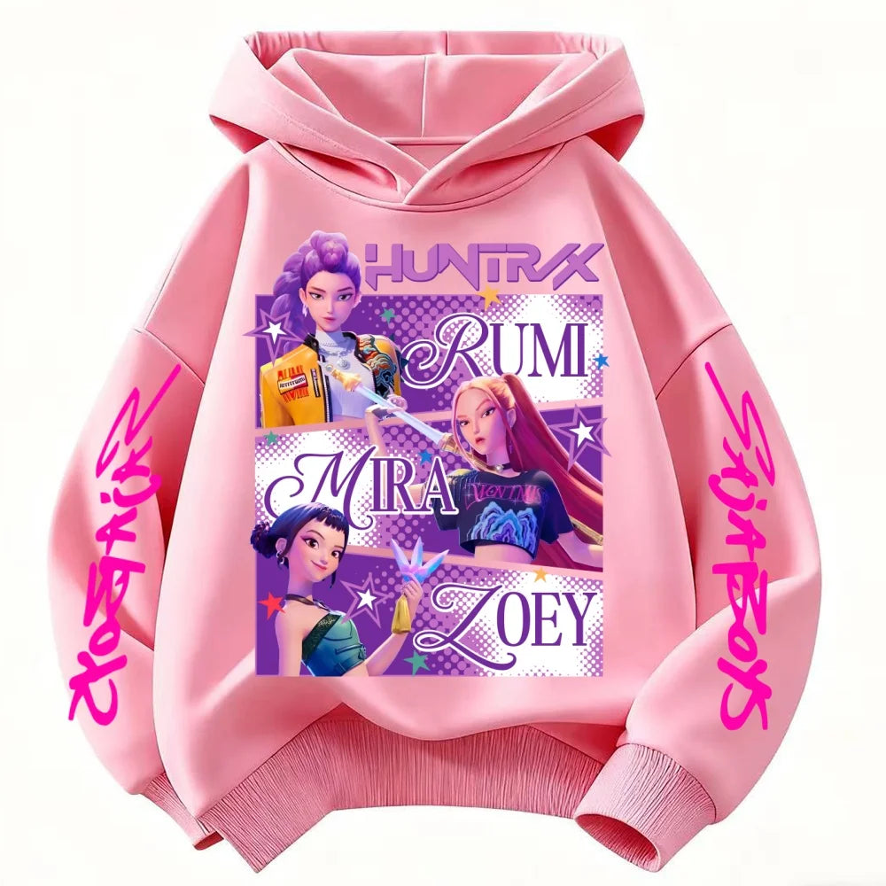 Girls KPop Demon Hunters Huntrix Hoodie