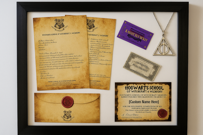 Framed Personalised Hogwarts Acceptance Letter