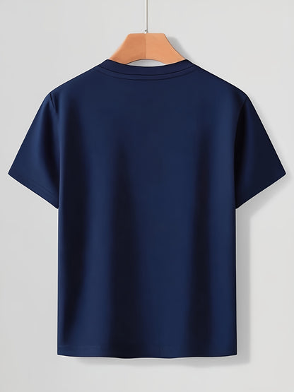 Boys' Skull Graphic T-Shirt - Breathable Moisture-Wicking Soft Polyester, Lightweight Round Neck Short Sleeve Tee for Summer Play, Outdoor Sports & Casual Wear - Machine Washable Regular Fit for Youngsters to Teens, Halloween