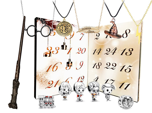 Enchanted 24 Day Witchcraft & Wizardry Jewellery Advent Calendar